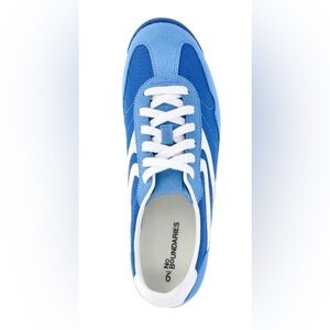 No Boundaries Sky Blue Lace-Up Sneakers